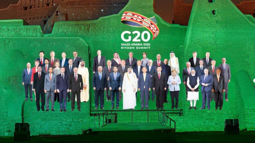 G20’s leaders group photo from Saudi Arabia 2020
