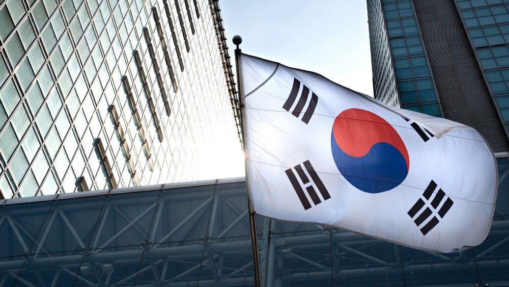 South Korean the symbol of South Korea Latin America economic relationship on the free trade deal.
